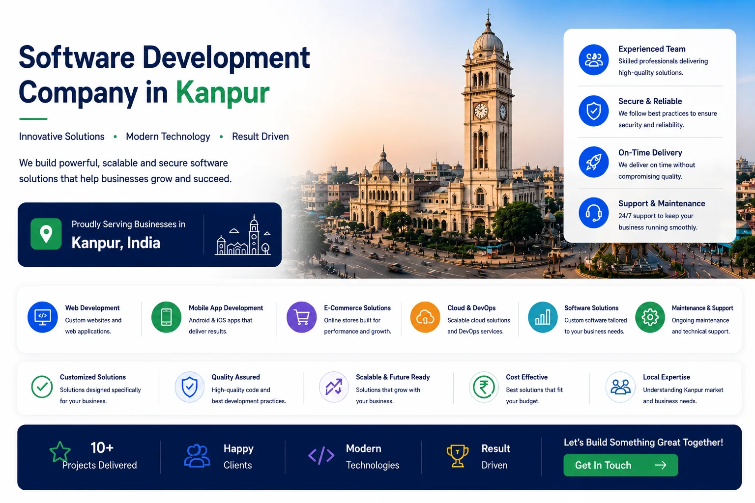 Software Development Company in Kanpur & Central UP Enterprise IT Guide (2026)